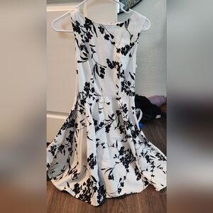 Black and white dress